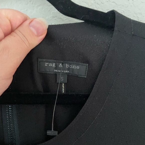 Rag & Bone Sheer Long Sleeve Viscose Top - Picture 5 of 9